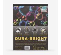 Dura-Bright Opaque Black Pad .010" Pad 9"X12"-9"X12" 12 Sheets/Pad