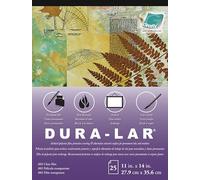 Grafix Dura-Lar 0.003" Film, Ultra Clear, Glossy 11"x14" Sheet, Mylar/Acetate Alternative for, Blank Stencils and Templates, Protection, Transparencies, Windows, Arts and Crafts, Pad of 25 Sheets
