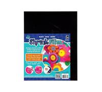 Grafix Film Black, 8.5 x 11, Opaque Sheets, Design Your Art and Shrink It to Create Jewelry, Embellishments, Paper Crafts, Gift Tags, Ornaments and More, Pack of 50, 50 Count