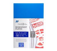 Grafix Impress Print Media Transparent, Lightweight, Non-Porous .030” Dura-Lar Monoprinting Surface, Economical Alternative to Metal or Glass Plates, 8" x 12", Clear, 24 Count
