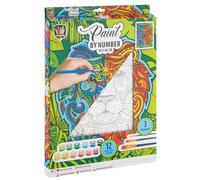 Grafix - Paint by Number Lion Canvas - 30x40cm +12 Paints - (K-150056)