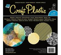 Grafix PLASTC SHT 12 OPAQ, Opaque Black .010, One Size