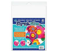 Grafix Shrink Film 8.5-inch x 11-inch 6 Sheets-Super Sanded