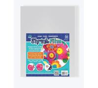 Grafix Shrink Film - Clear Transparent 8.5"x11" Sheets, Design Your Art and Shrink It to Create Jewelry, Embellishments, Paper Crafts, Gift Tags, Ornaments and More, Pack of 50