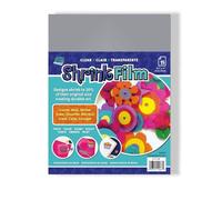 Grafix Shrink Film - Clear Transparent 8.5"x11" Sheets, Design Your Art and Shrink It to Create Jewelry, Embellishments, Paper Crafts, Gift Tags, Ornaments and More, Pack of 15