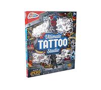 Grafix Ultimate Tattoo Kit Studio 200+ Pieces Boys Kids Art Craft Activity Set Gift 7+