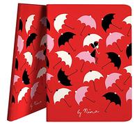 Grafoplás 1332176 Collection Nina and Other Little Things 30 Transparent Covers, Opaque Polypropylene Covers, Umbrellas, A4