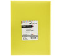 grafoplas 1451760 - Folder 20 Sleeves, Foolscap, Tapas PP, Yellow