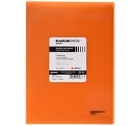 Grafoplás 1461852. Folder 50 Sleeves, Folio Size, Polypropylene Lids, Orange, Blackline Glass Polyplastic