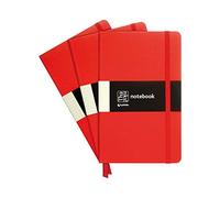 Grafoplás 16270151 Thanks Collection Notebook, Boned Paper, Red, 13 x 21 cm