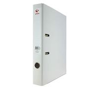 Grafoplás 27269370 Pack of 12 Lever Archives, A4, Rings, 45 mm, White, Polypropylene Lined, Eyelet in Spine, Grafcolor Series