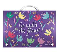 Grafoplás 37402434 School Case with Handle, Polypropylene, Elena Corredoira Collection, Flow