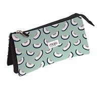 Grafoplás 37540632 Collection Maja Rönnbäck Triple School Case, Kiwi, 23.5 x 12 x 14