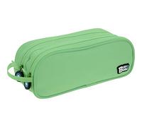 Grafoplas 37543926 Bits & Bobs Double Pencil Case, Mint Green, 24.5 x 9.5 cm