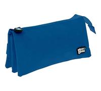 Grafoplás 37545430 School Case 3 Pockets, Blue, 23.5x12x14cm, Bits & Bobs