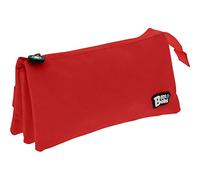 Grafoplás 37545451 School Case 3 Compartments, Red, 23.5 x 12 x 14 cm, Bits & Bobs