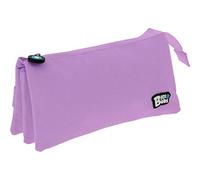 Grafoplás 37545464 Triple Pencil Case, Lavender, 23.5 x 12 x 14 cm, Bits & Bobs
