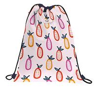 Grafoplás 37610506 Collection Maja Rönnbäck Backpack Bag with Strings and External Pocket, Blue, 36 x 47 cm