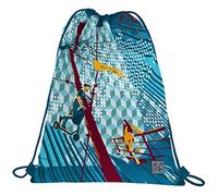 Grafoplás 37610596. Backpack Bag Strings, External Pocket, 36x47cm, Follow Me Collection, Diverse, multicoloured, 36x47cm, School