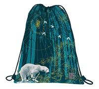 Grafoplás 37610597. Flat Backpack Bag Strings, External Pocket, 36x47cm, North Polar Collection, Diverse, multicoloured, 36x47cm, School