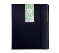 Grafoplás 39405010 - Folder, 50 Sleeves, in & Out System, A4, Black