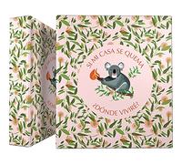 Grafoplás 88172629 A4 Ring Binder, 4 Mixed Rings, 40 mm, Eyelet in Lomo, Wise Planet Collection, Koala