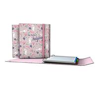 Grafoplás 88212636 4 Ring Binder with Flap, A4, Flap and Elastic Closure, Includes Refills and Dividers, Carpeplus Elena Corredoira Hegdehog