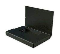 Grafoplás 91230710. Project Folder, PVC Lined Cardboard, Black, Foolscap Size, 70 mm Spine, Project Series