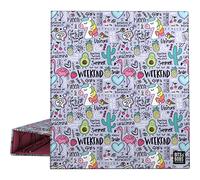 Grafoplás | A4 Ring Binder | 4 Mixed Rings 40 mm | Bits & Bobs Pop Up Design Collection | Fantasy | FSC Certified