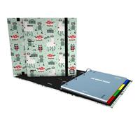 Grafoplas - A4 Ring Binder, Carpebook Bits&Bobs Party, Includes Refill + dividers + Planner + Stickers + Transparent Envelope, Perfect for schoolchildren