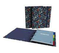 Grafoplas - A4 Ring Binder, Carpebook Bits&Bobs Peace, Includes Refill + dividers + Planner + Stickers + Transparent Envelope, Perfect for schoolchildren