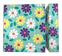 Grafoplás | A4 School Binder | 4 Mixed Rings 40 mm | Elena Corredoira Collection | Flowers | Soft Touch | FSC Certified