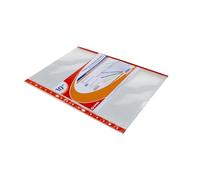 Grafoplás Bag of 10 Polypropylene Folio 16 Holes, Red