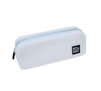 Grafoplás | Blue Glitter Silicone Pencil Case | 20x7.5x7.5cm | Soft Touch | Waterproof | Bits&Bobs Pop Up Design