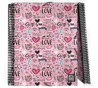 Grafoplás | Folder A4 Plastic Sleeves | Flexible Covers | PVC Spiral | 30 Polypropylene Linings | Bits & Bobs Pop Up Design Sweet Collection | Maxiplás | Perfect School Supplies