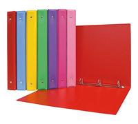 Grafoplás Folder F 4 Rings Colors PVC, Red