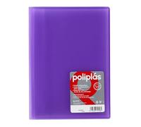 Grafoplas - Folder, Folio Size, PP, Translucent Polyplast, PP Caps 30 Violet
