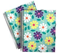 Grafoplás | Folder Plastic Sleeves | A4 | 30 Transparent Linings | with Spiral | Includes Zipper Envelope | Flexible Caps | Flowers, Elena Corredoira
