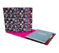 Grafoplas - Folder Rings A4, Carpebook Bits&Bobs Cute, Includes Refill + dividers + Planner + Stickers + Transparent Envelope, Perfect for schoolchildren