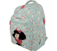 Grafoplás - Mafalda Pigiama School Backpack, Three Compartments, 33 x 46 x 22.5 cm, 30 Litre, Padded Laptop Area, Adaptable to Cart, Perfect for Cole, Pink, 33 x 46 x, Pink, 33x46x22,5cm, School