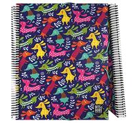 Grafoplás | Portfolio with Sleeves | Spiral | A4 | 30 Transparent Liners | Polypropylene Flexible Caps | Includes Zipper Envelope | Dogs Party, Bits&Bobs Pop Up Design