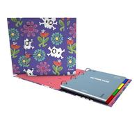 Grafoplas - Ring Binder A4, Carpebook Pirate by Elena Corredoira, Includes Refill + dividers + Planner + Stickers + Transparent Envelope, Perfect for schoolchildren