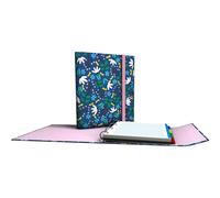Grafoplás | Ring Binder with Refill and Flap | Carpeplús Elena Corredoira Garden | Includes Dividers | Elastic Rubber Closure | Ergonomic Spine | Cudricula Paper 5x5 90g a4 | FSC Certified