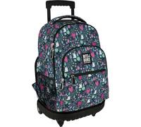 Grafoplas - School Backpack with Wheels, Integrated Cart, 29 Litres, 52 x 37 x 25 cm, Roller Model, Park Bits & Bobs Collection, Perfect Children's and Primary School Supplies