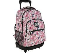 Grafoplas - School Backpack with Wheels, Integrated Cart, 29 Litres, 52 x 37 x 25 cm, Roller Model, True Love Bits & Bobs Collection, Perfect Children's and Primary School Supplies