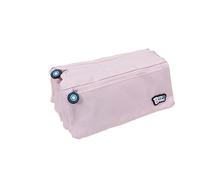 Grafoplás | School Case Four Compartments | Light Pink | 23 x 12 cm | Bits & Bobs | Soft Colours, Soft Pink, 23x12cm, School