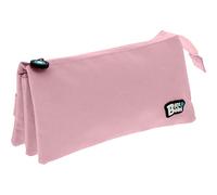 Grafoplás | Triple School Case, Light Pink, 23.5 x 12 x 14 cm, Bits & Bobs, Soft Colours, Soft Pink, 23,5x12x14cm, School