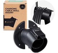 GRAFT type 2 EV Charger Cable Organizer | Wall mount for electric car with IEC 62196-2 plug | Holder for type 2 wallbox charging station including anti-theft protection for cable and charger