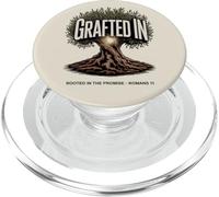 Grafted In Rooted in the Promise Romans 11 olive tree PopSockets PopGrip for MagSafe