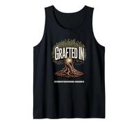 Grafted in Rooted in The Promise Romans 11 Olive Tree Tank Top